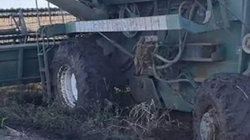 Chaqueño fue arrollado por una cosechadora