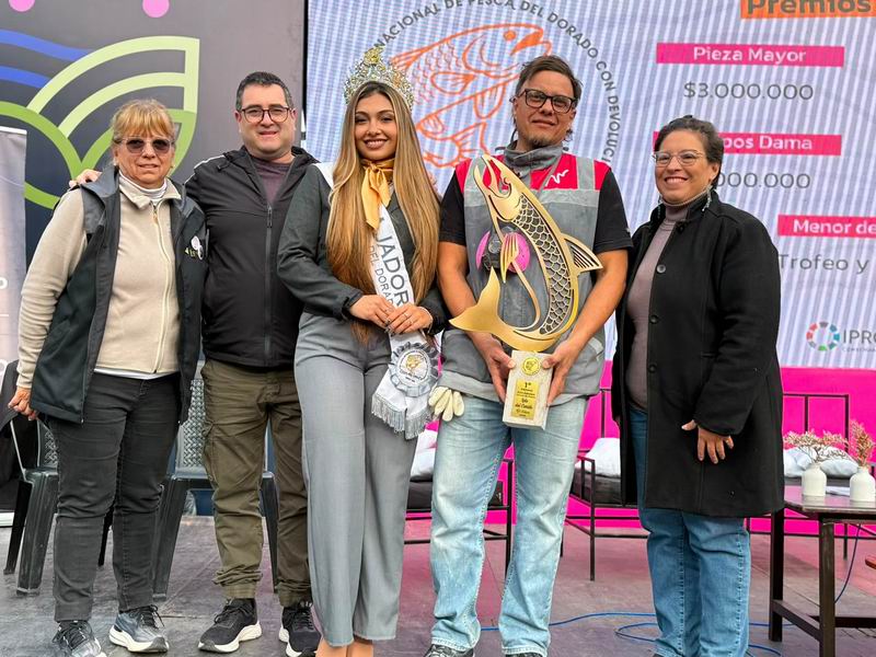 Chaco presentó el trofeo que será el nuevo símbolo del Torneo Internacional del Dorado