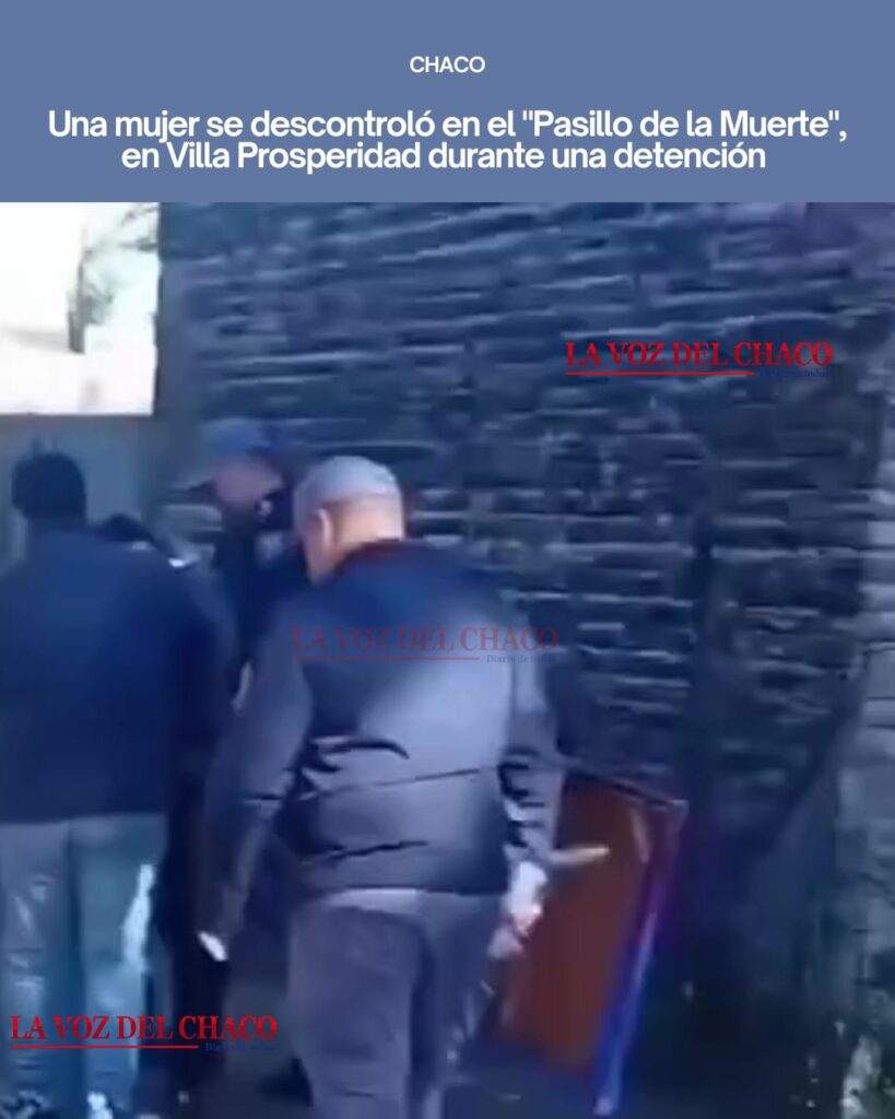Tensión en Villa Prosperidad: una mujer intentó impedir una detención por drogas y quedó filmada enfrentando a la Policía
