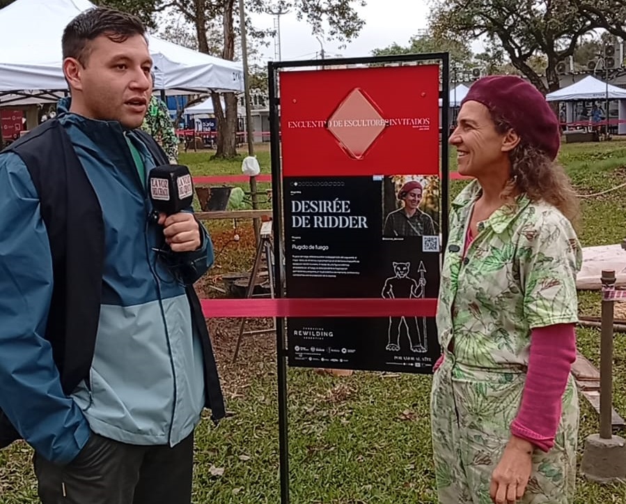 Arte, naturaleza y conservación: el yaguareté regresa a la Bienal del Chaco 2026 de la mano de Desirée De Ridder
