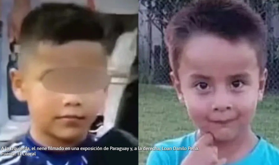 Tras pericias oficiales, descartan que el niño filmado en Paraguay sea Loan Danilo Peña