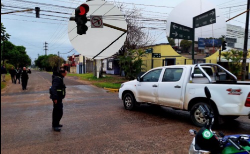 Cambió el funcionamiento del semáforo en avenida Sarmiento y Rissione/Guerrero