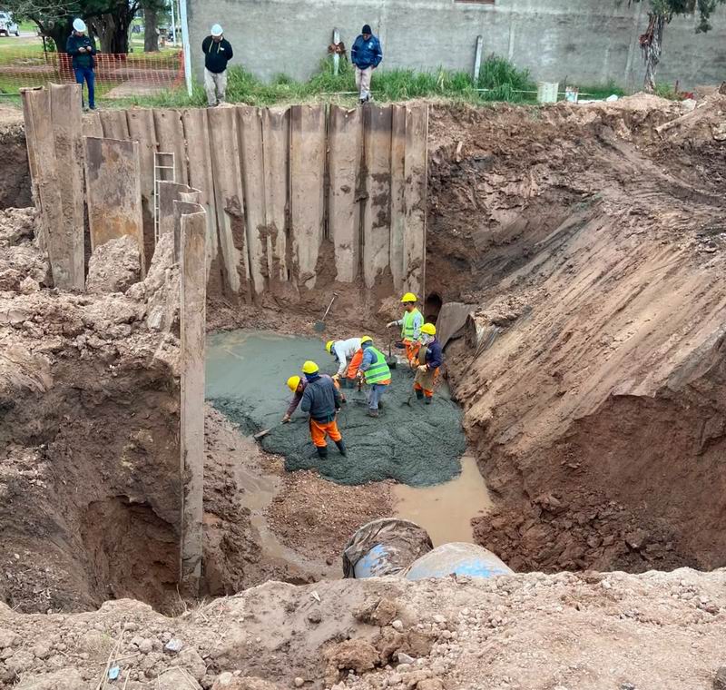 Sameep avanza con los trabajos para potenciar el segundo acueducto