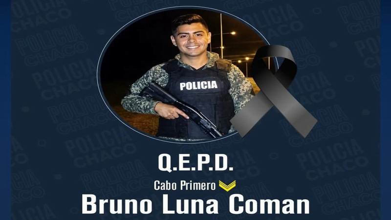 Joven policía pereció en un partido de fútbol
