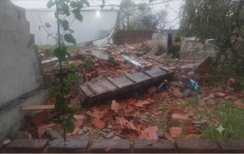 Dos heridos tras el temporal en Resistencia, Barranqueras y Vilelas