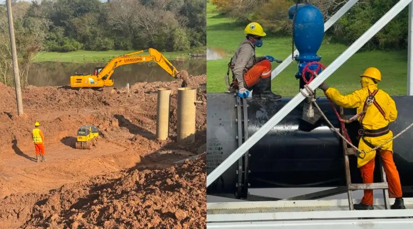 Dos días sin agua en Sáenz Peña: trabajan a contrareloj para recuperar el suministro