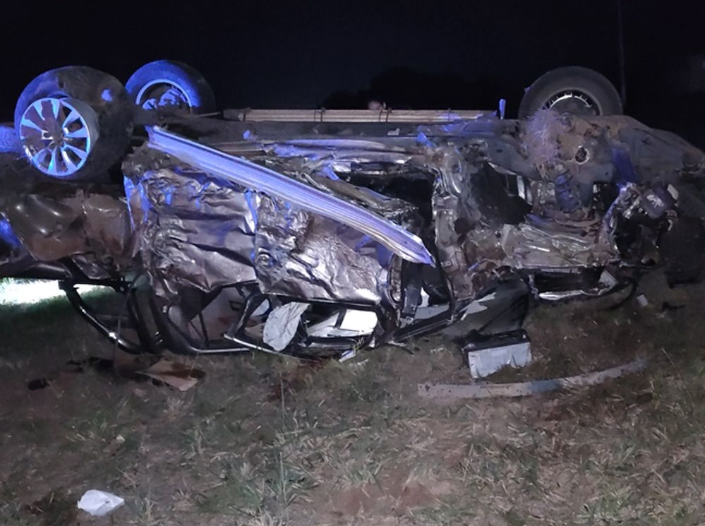 Livio Gutiérrez protagonizó un choque en la Ruta 89 y sufrió heridas graves