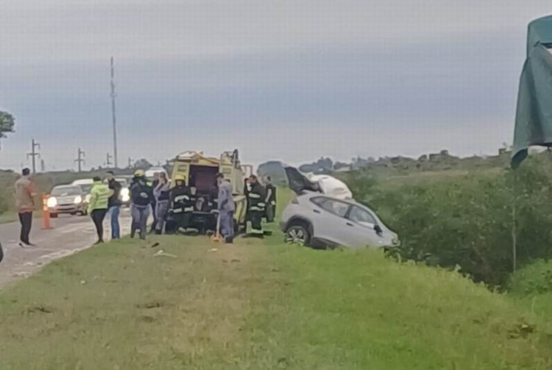 Múltiple choque dejó como saldo una fallecida