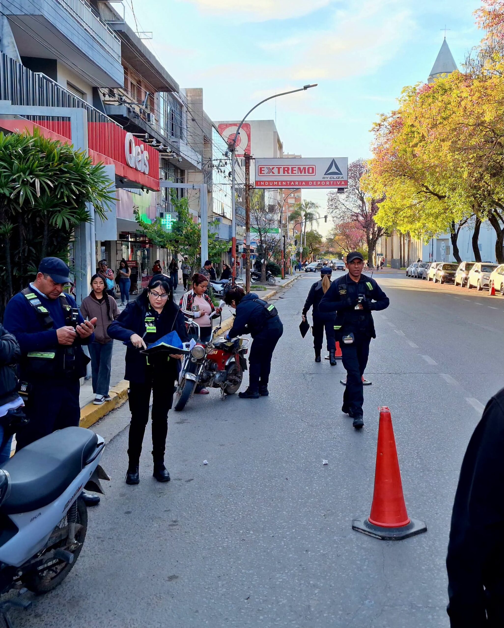 Inspectores de Tránsito de Resistencia ya llevan cámaras en sus chalecos durante los controles