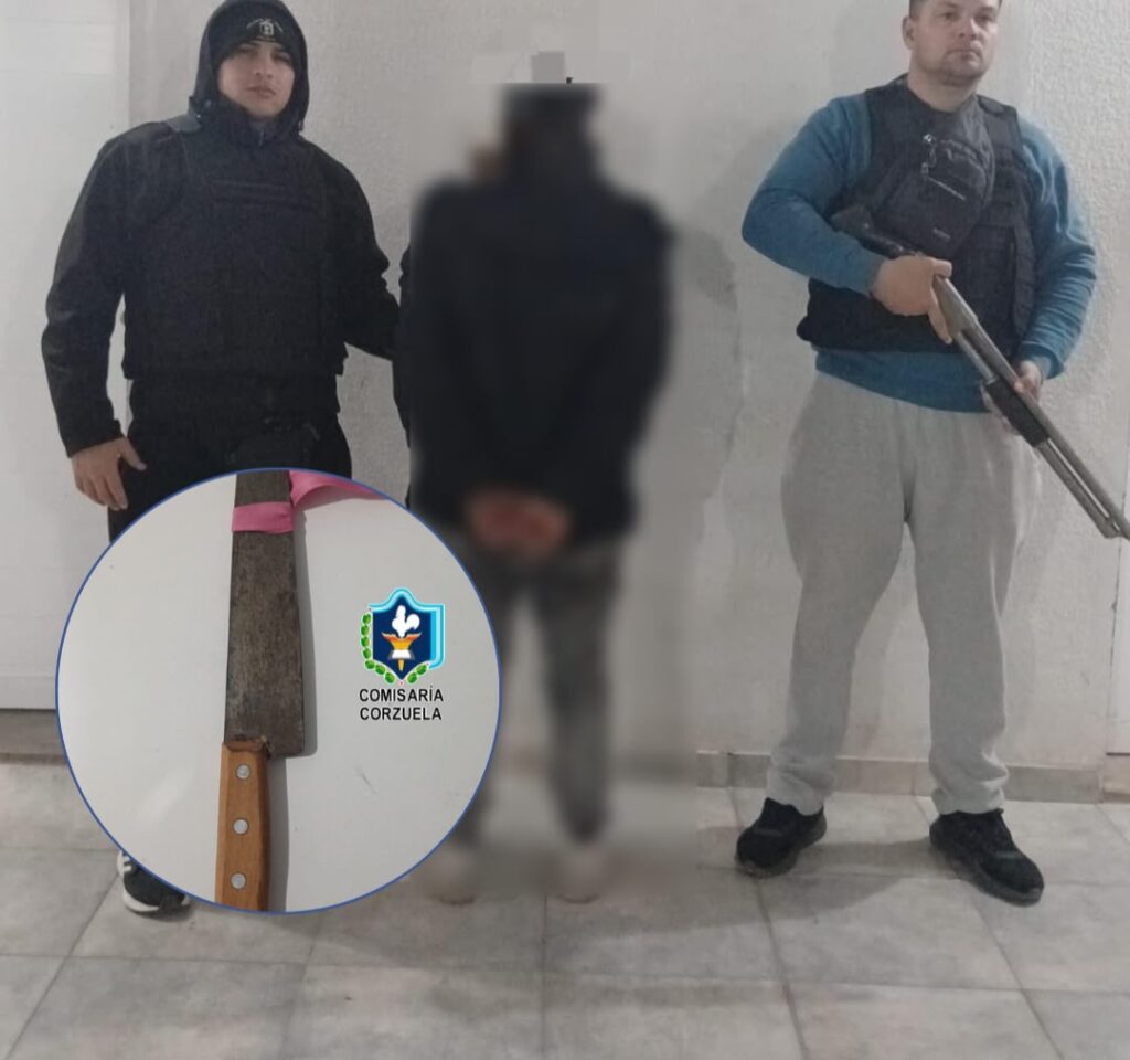 Detuvieron a un hombre acusado de herir a un joven durante una pelea en Corzuela