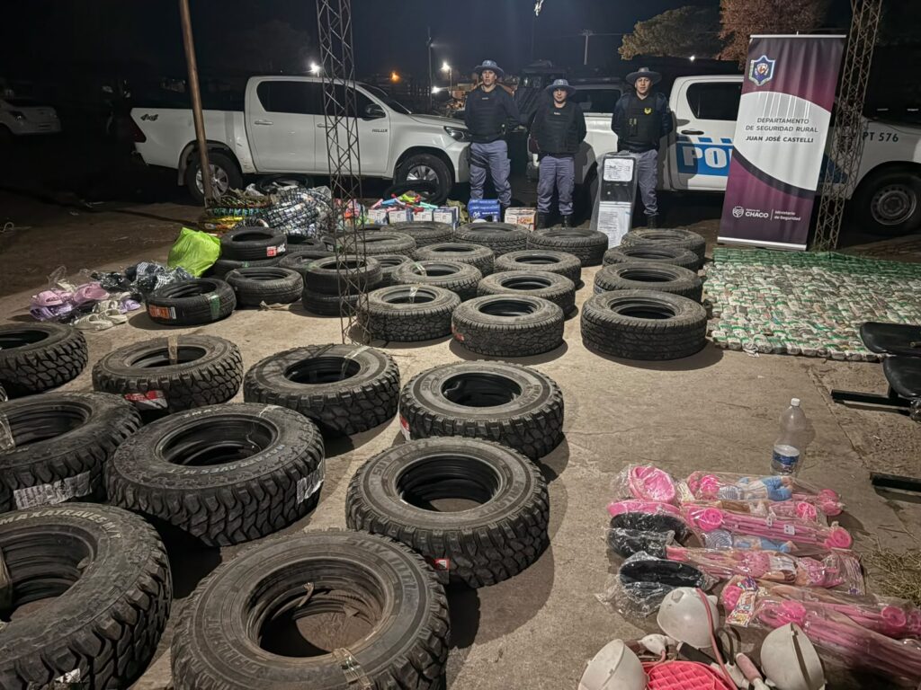 Ruta 95: secuestraron 152 kilos de hoja de coca y una gran cantidad de mercadería ilegal