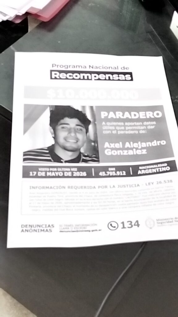 Caso Axel González: analizan hoy la situación del único detenido