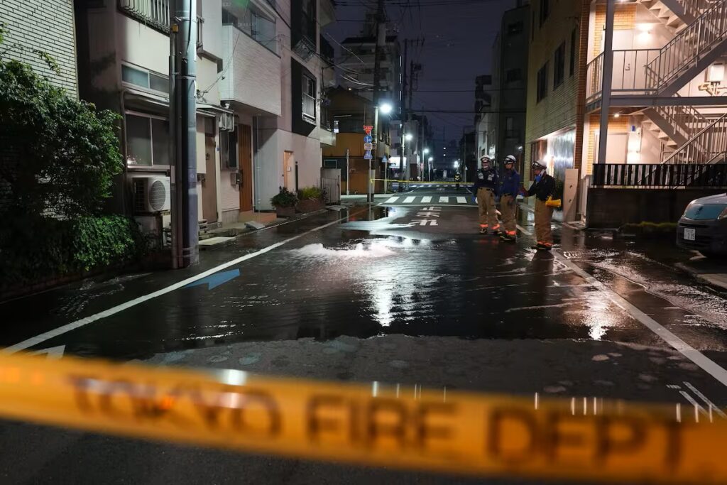 Fuerte terremoto sacudió Japón: al menos 37 heridos y daños en Tokio