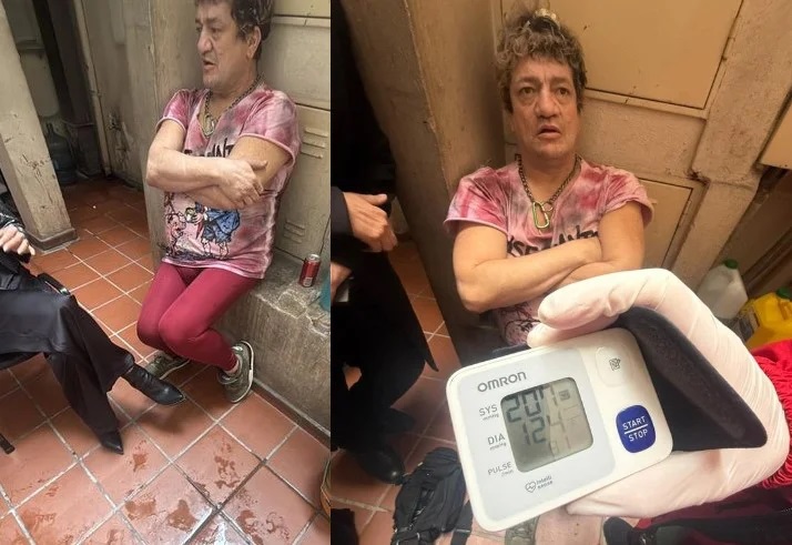 Pity Álvarez se descompensó en pleno juicio y fue trasladado de urgencia al Hospital Fernández