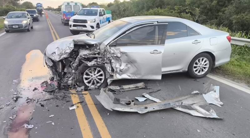 Terrible accidente vial sufrió el diputado Leiva