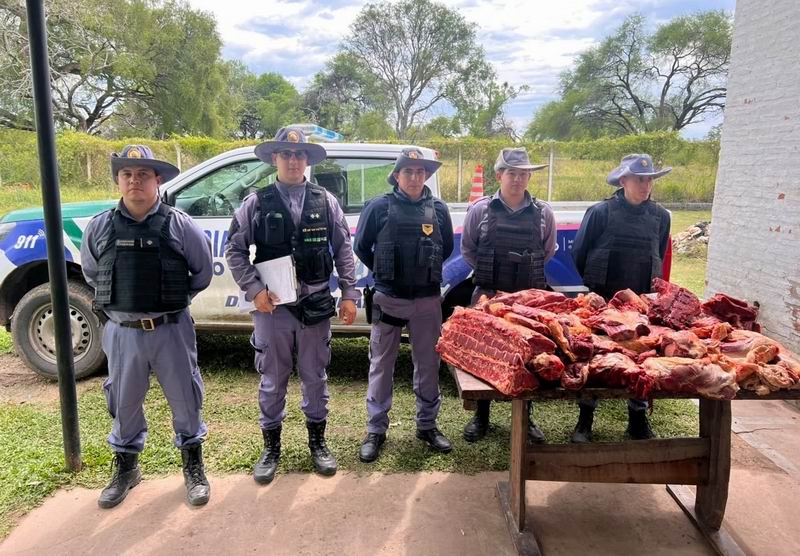 Secuestraron más de 330 kilos de carne en tres procedimientos rurales