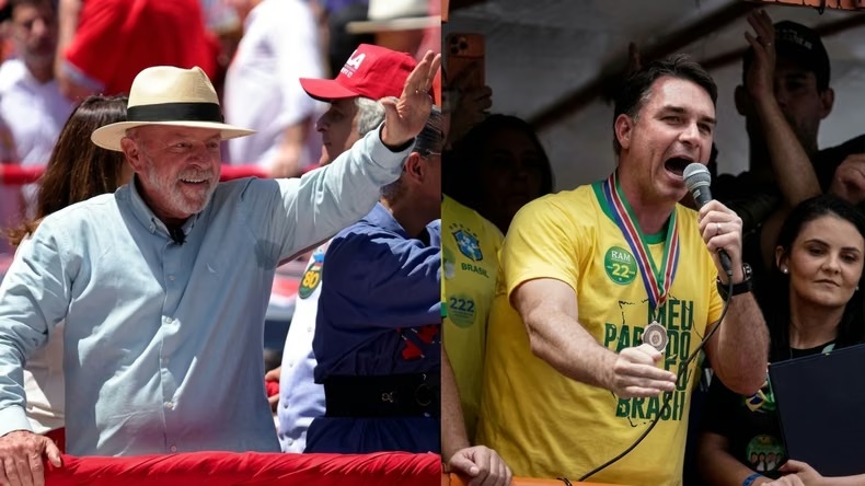 Las encuestas en Brasil muestran un balotaje cada vez más ajustado entre Flávio Bolsonaro y Lula da Silva