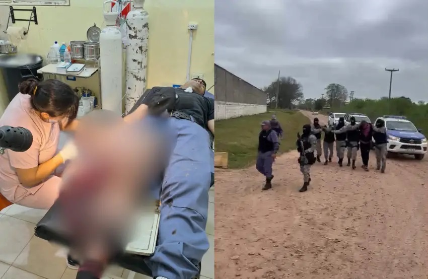 Villa Ángela: trasladaron al penal de Sáenz Peña a dos hermanos que apuñalaron a un policía