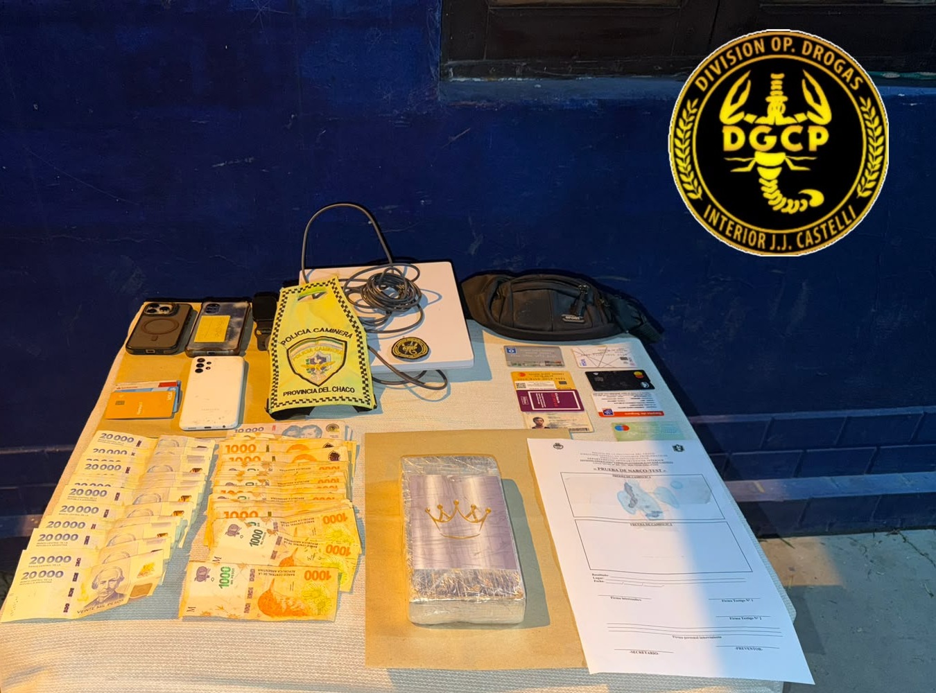 LUCHA CONTRA EL NARCOMENUDEO| Dos detenidos con más de un kilo de cocaíana en un operativo vial