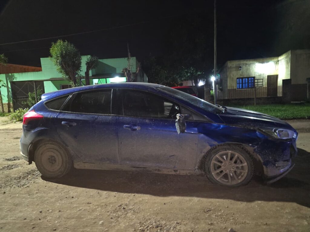 La Leonesa: murió un hombre de 35 años en una colisión entre una motocicleta y un Ford Focus